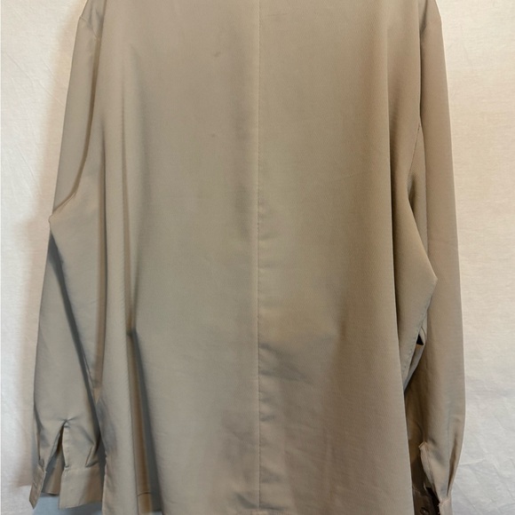 A-101 Susan Hutton PLUS‎ SIZE 22W Light Tan Long Sleeve Embroidered Blouse - Picture 9 of 15